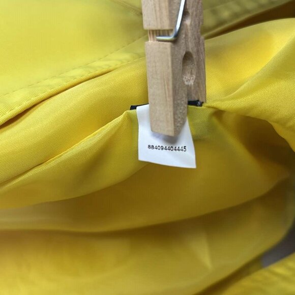 Chaps Double Breasted Yellow RainJacket LG Vintage Fashion Quiet Luxury Lagenloo - Picture 10 of 11